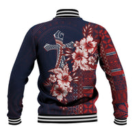 Samoa AIGA Mamanu Siapo Malu Motifs Baseball Jacket Flag Color LT7 - Polynesian Pride