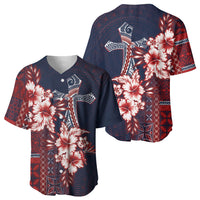Samoa AIGA Mamanu Siapo Malu Motifs Baseball Jersey Flag Color LT7 - Polynesian Pride