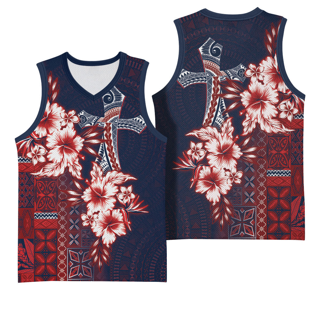 Samoa AIGA Mamanu Siapo Malu Motifs Basketball Jersey Flag Color LT7 - Polynesian Pride
