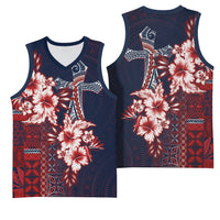 Samoa AIGA Mamanu Siapo Malu Motifs Basketball Jersey Flag Color LT7 - Polynesian Pride