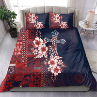 Samoa AIGA Mamanu Siapo Malu Motifs Bedding Set Flag Color LT7 - Polynesian Pride