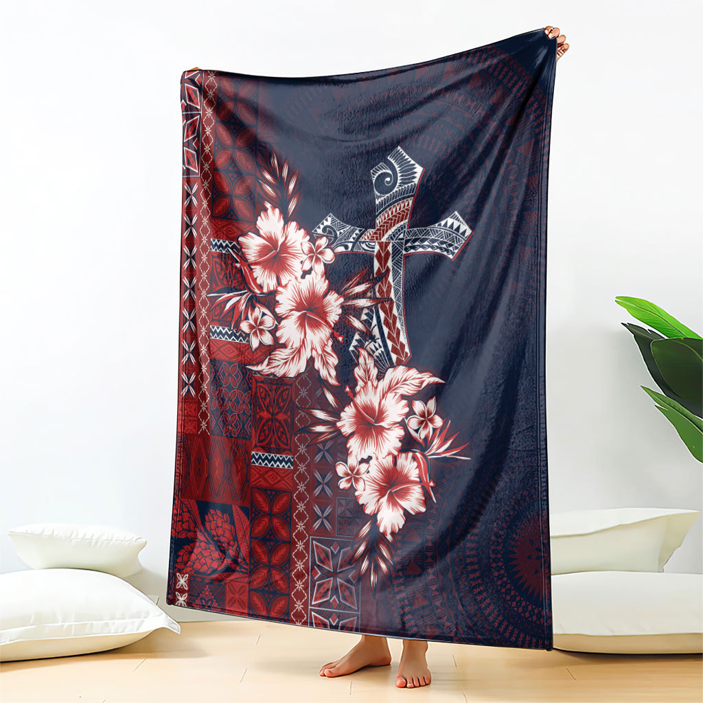Samoa AIGA Mamanu Siapo Malu Motifs Blanket Flag Color LT7 - Polynesian Pride