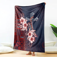 Samoa AIGA Mamanu Siapo Malu Motifs Blanket Flag Color LT7 - Polynesian Pride