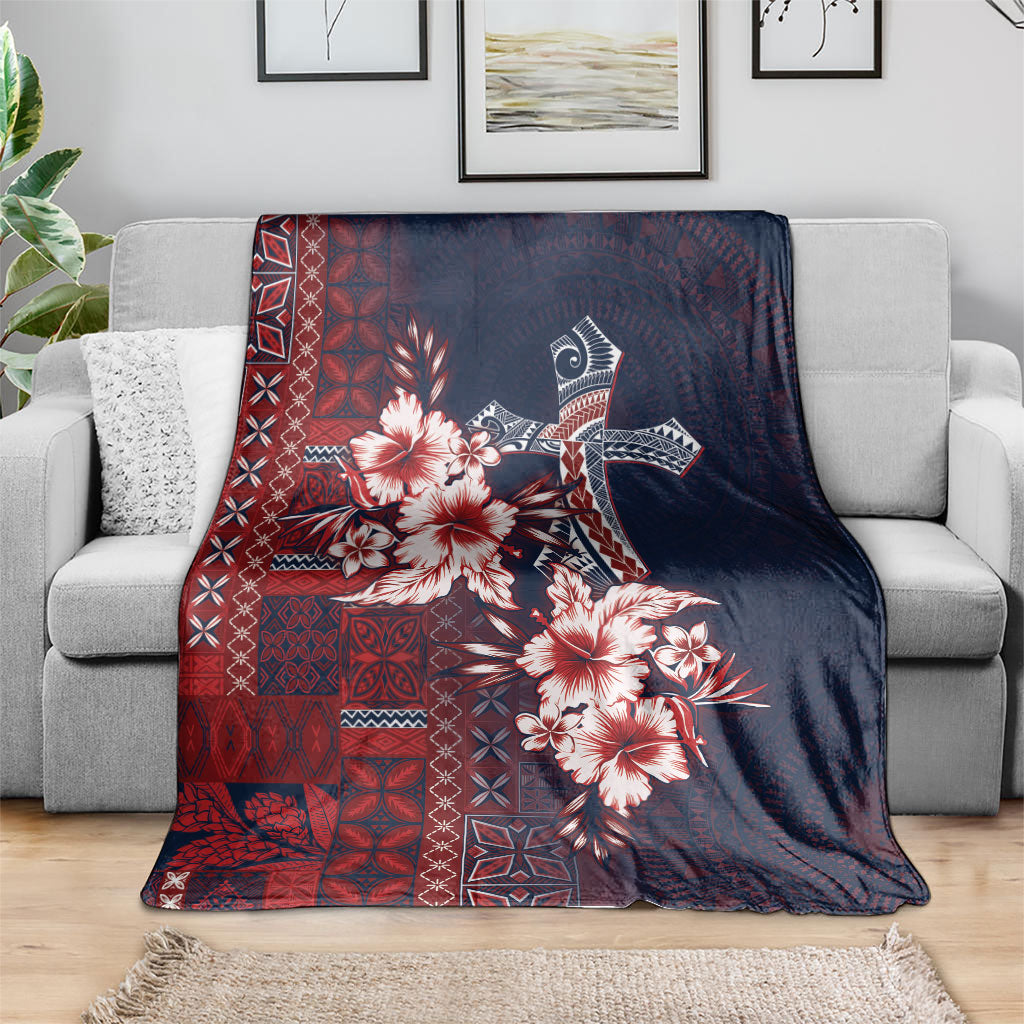 Samoa AIGA Mamanu Siapo Malu Motifs Blanket Flag Color LT7 - Polynesian Pride