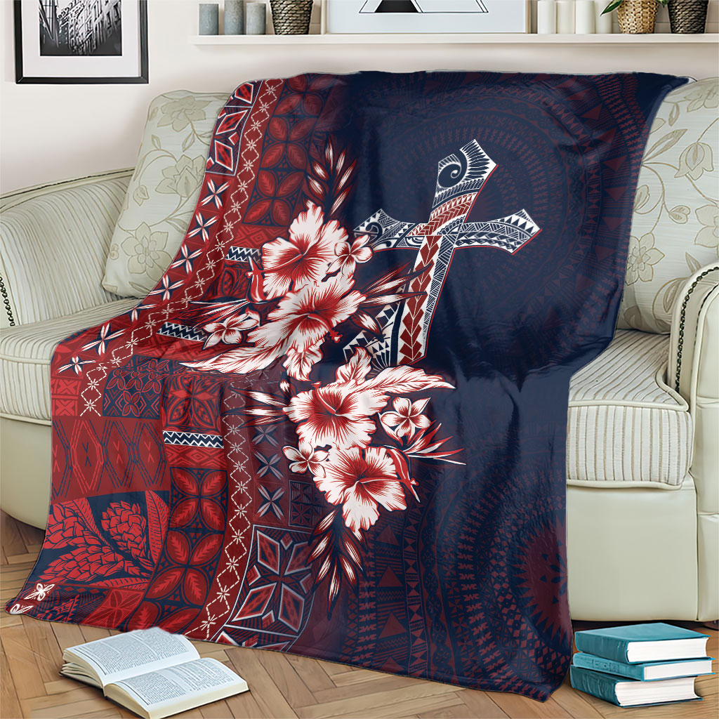 Samoa AIGA Mamanu Siapo Malu Motifs Blanket Flag Color LT7 - Polynesian Pride