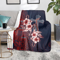 Samoa AIGA Mamanu Siapo Malu Motifs Blanket Flag Color LT7 - Polynesian Pride