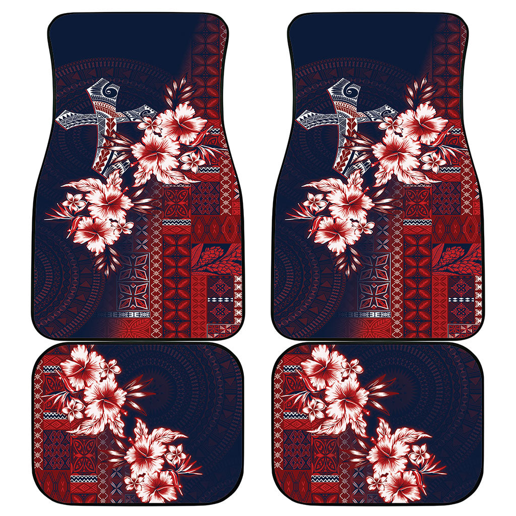 Samoa AIGA Mamanu Siapo Malu Motifs Car Mats Flag Color LT7 - Polynesian Pride