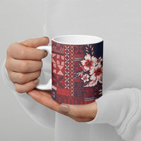Samoa AIGA Mamanu Siapo Malu Motifs Ceramic Mug Flag Color LT7 - Polynesian Pride