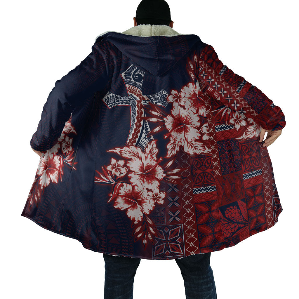 Samoa AIGA Mamanu Siapo Malu Motifs Cloak Flag Color LT7 - Polynesian Pride