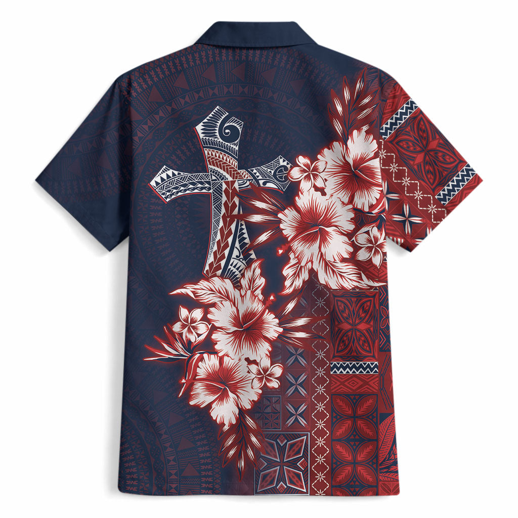 Samoa AIGA Mamanu Siapo Malu Motifs Hawaiian Shirt Flag Color LT7 - Polynesian Pride