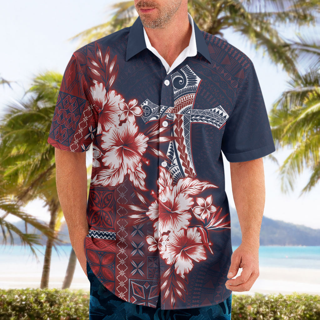 Samoa AIGA Mamanu Siapo Malu Motifs Hawaiian Shirt Flag Color LT7 - Polynesian Pride