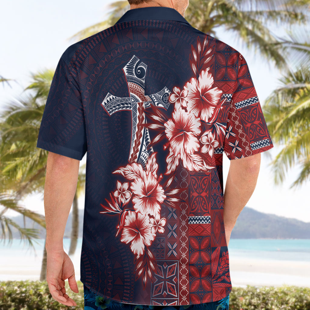 Samoa AIGA Mamanu Siapo Malu Motifs Hawaiian Shirt Flag Color LT7 - Polynesian Pride