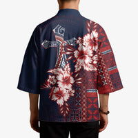 Samoa AIGA Mamanu Siapo Malu Motifs Kimono Flag Color LT7 - Polynesian Pride