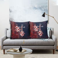 Samoa AIGA Mamanu Siapo Malu Motifs Pillow Cover Flag Color LT7 - Polynesian Pride