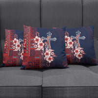 Samoa AIGA Mamanu Siapo Malu Motifs Pillow Cover Flag Color LT7 - Polynesian Pride