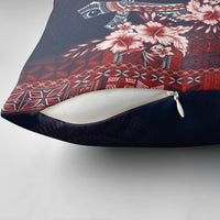 Samoa AIGA Mamanu Siapo Malu Motifs Pillow Cover Flag Color LT7 - Polynesian Pride