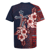 Samoa AIGA Mamanu Siapo Malu Motifs Rugby Jersey Flag Color LT7 - Polynesian Pride