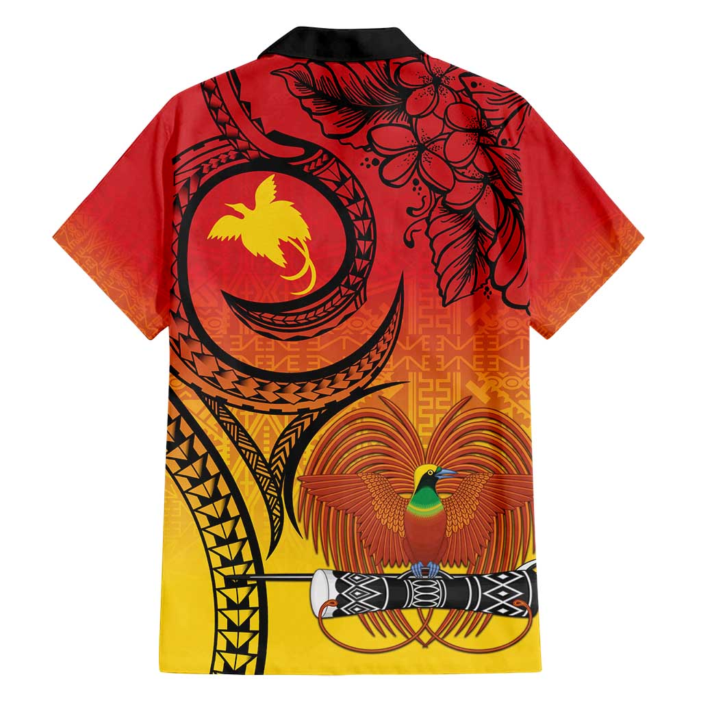 Papua New Guinea 50 Years Family Matching Off Shoulder Maxi Dress and Hawaiian Shirt Motuan Motifs LT7 - Polynesian Pride