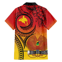 Papua New Guinea 50 Years Family Matching Tank Maxi Dress and Hawaiian Shirt Motuan Motifs LT7 - Polynesian Pride