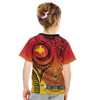 Papua New Guinea 50 Years Kid T Shirt Motuan Motifs