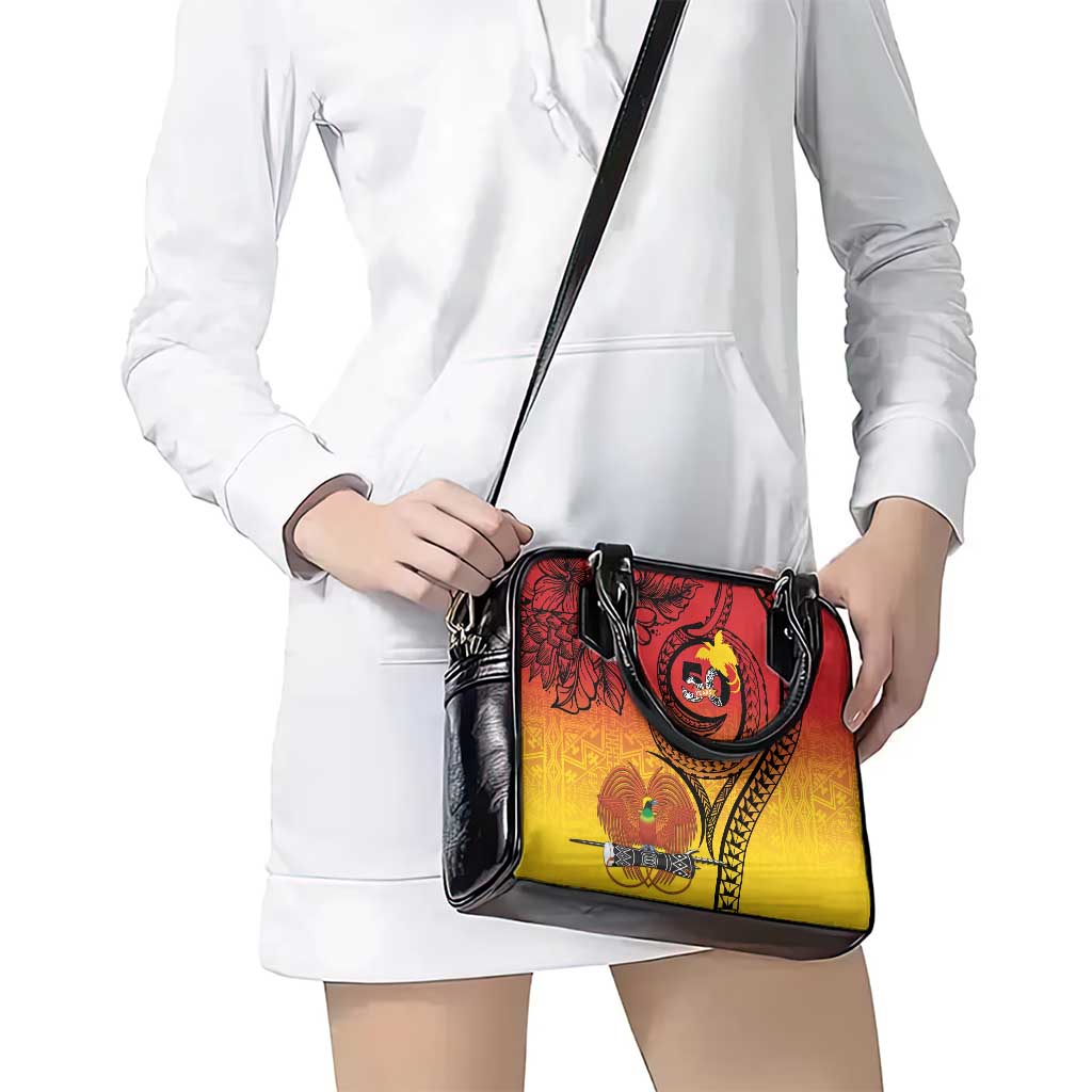 Papua New Guinea 50 Years Shoulder Handbag Motuan Motifs