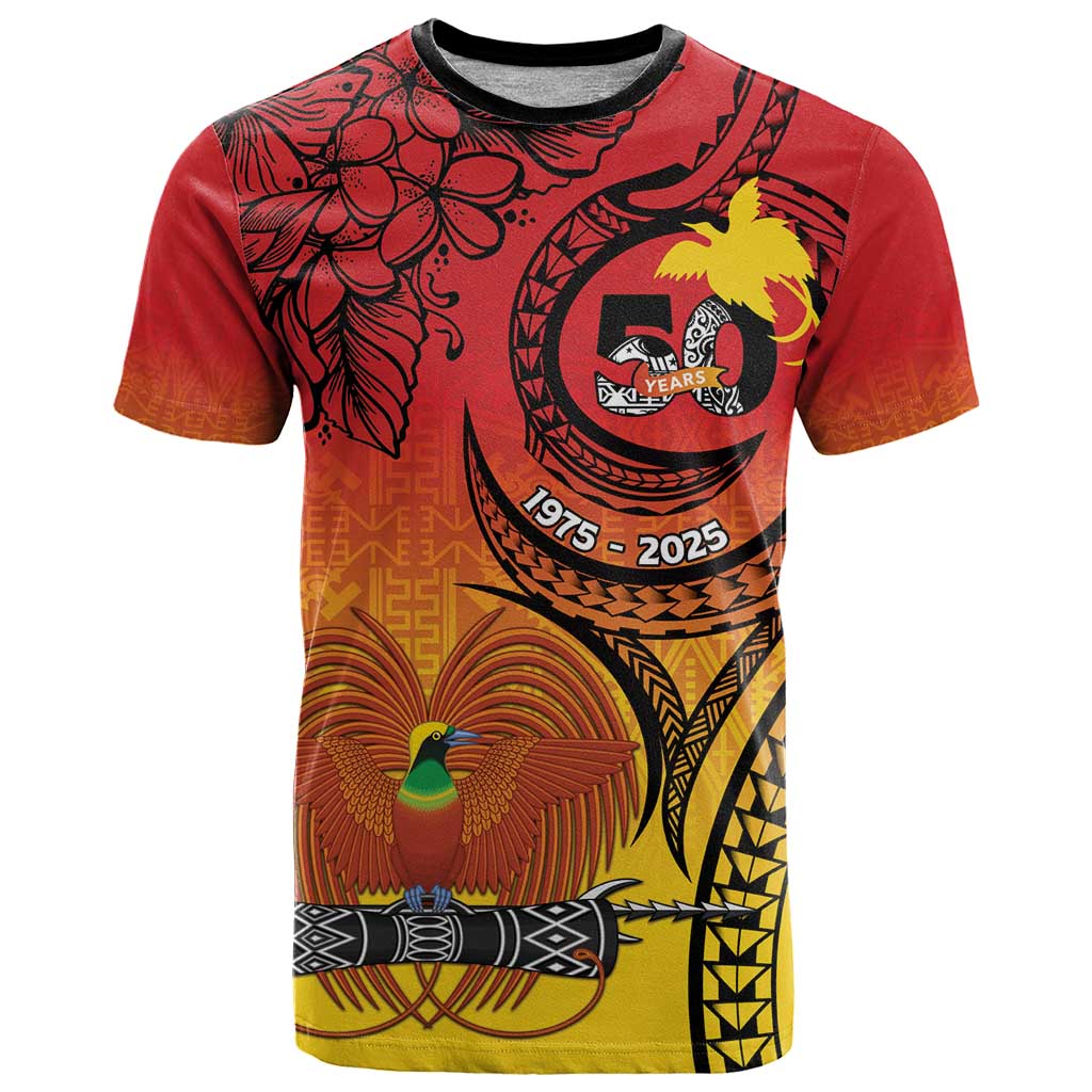 Papua New Guinea 50 Years T Shirt Motuan Motifs