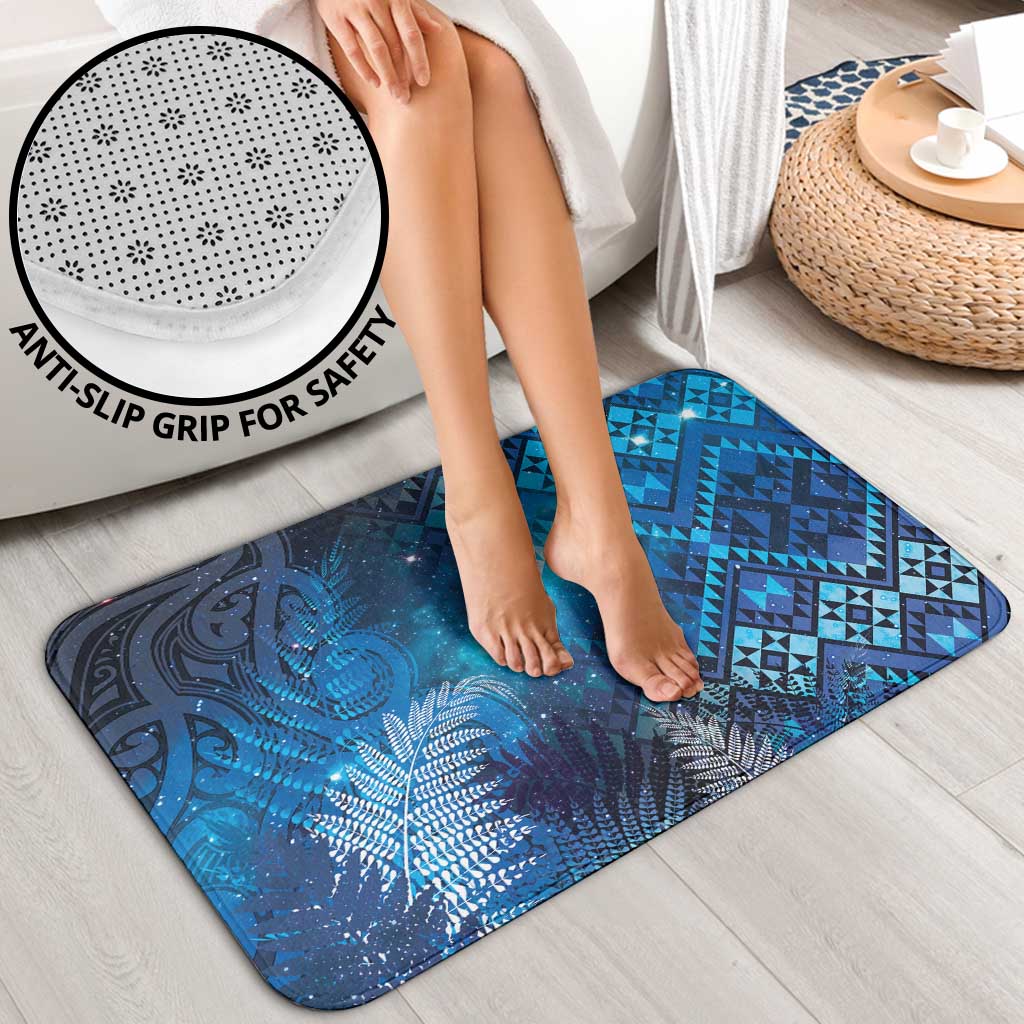 Aotearoa Taniko Matariki Bathroom Set Cosmic Blue