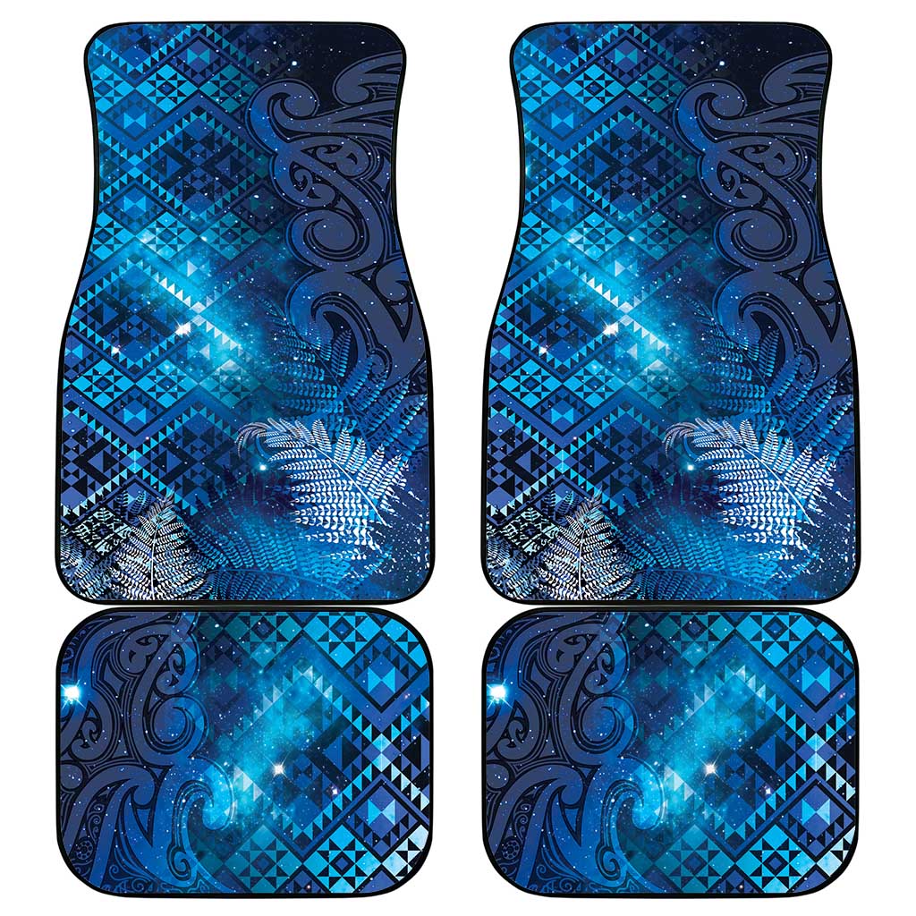Aotearoa Taniko Matariki Car Mats Cosmic Blue