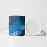 Aotearoa Taniko Matariki Ceramic Mug Cosmic Blue