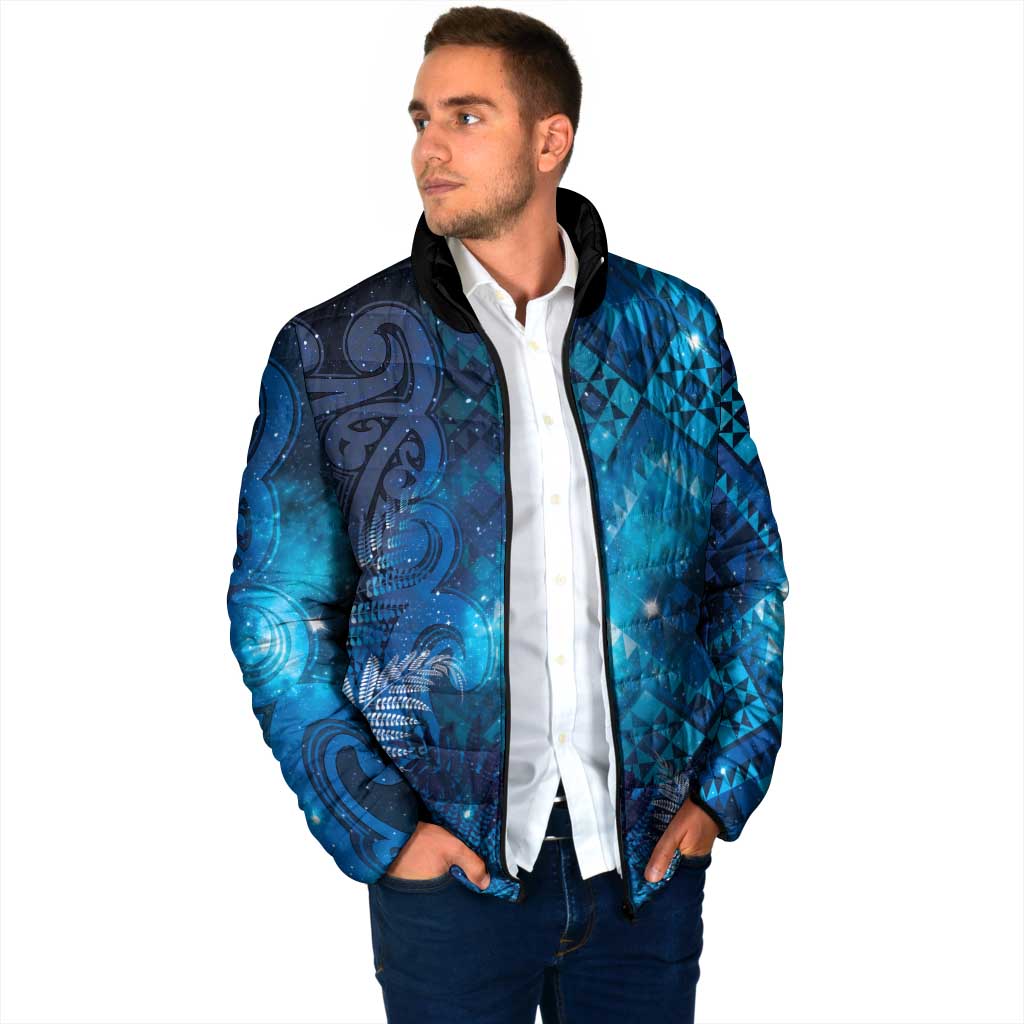 Aotearoa Taniko Matariki Padded Jacket Cosmic Blue
