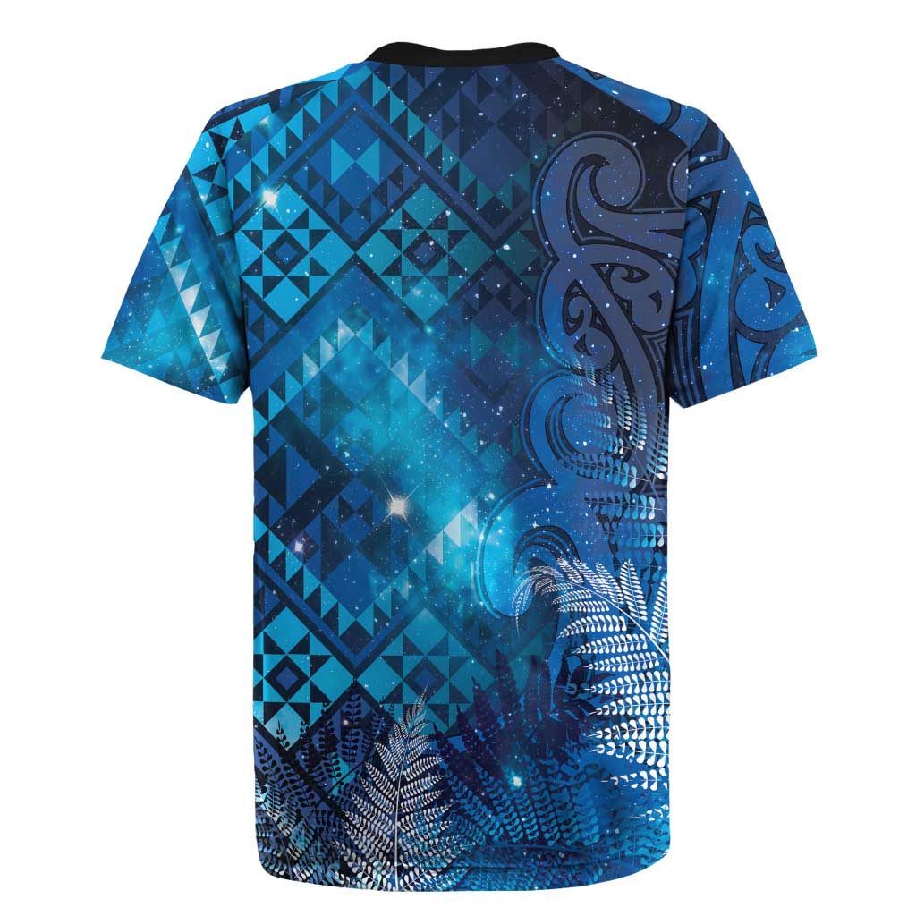 Aotearoa Taniko Matariki Rugby Jersey Cosmic Blue