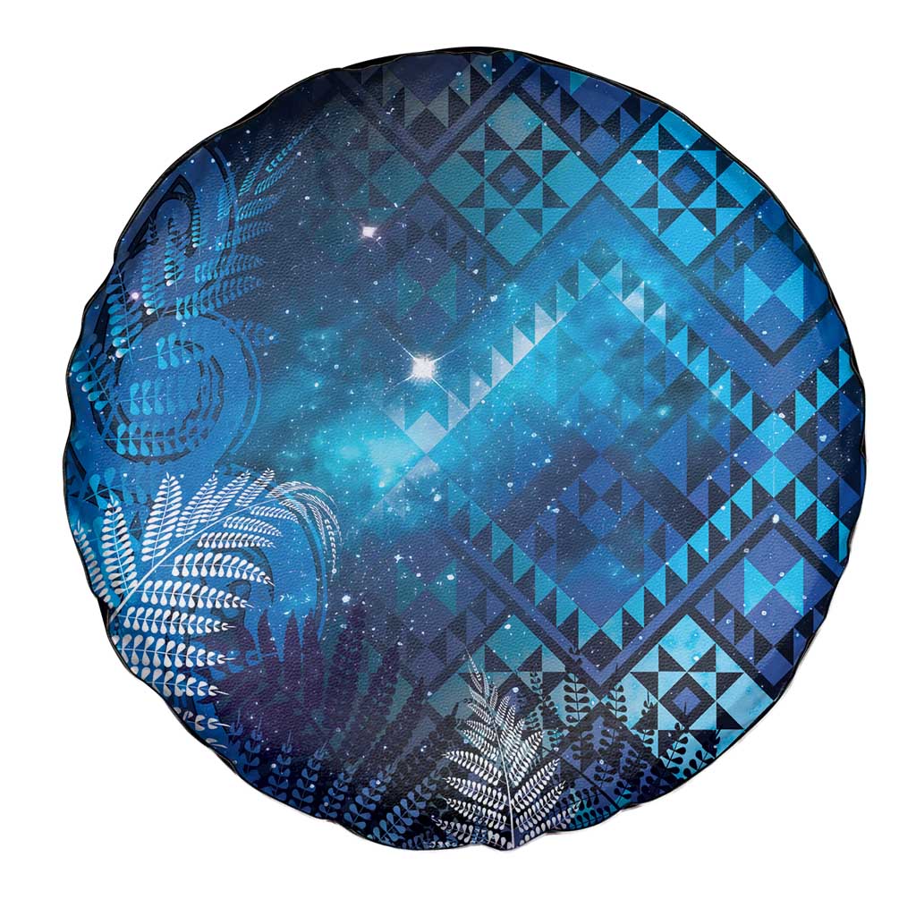 Aotearoa Taniko Matariki Spare Tire Cover Cosmic Blue