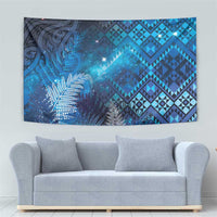 Aotearoa Taniko Matariki Tapestry Cosmic Blue