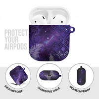 Aotearoa Taniko Matariki AirPods Case Cosmic Violet