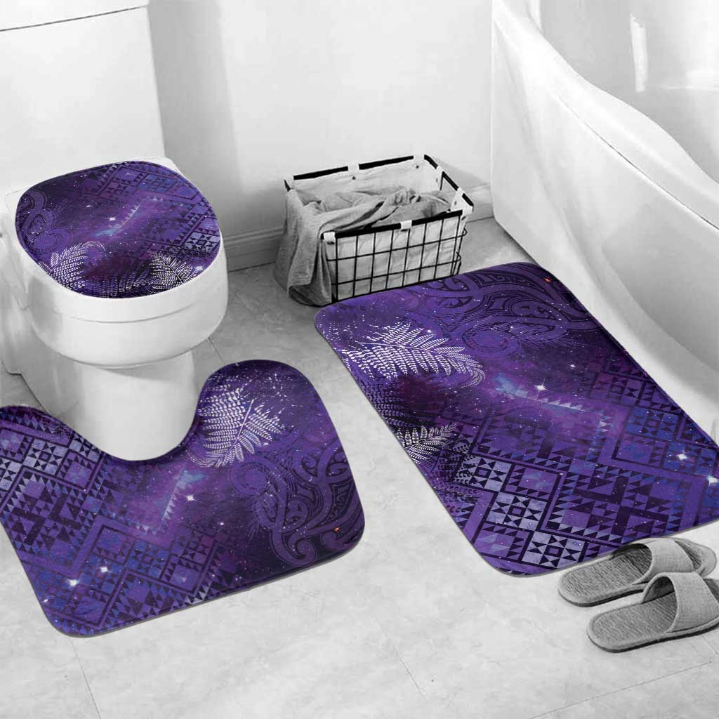 Aotearoa Taniko Matariki Bathroom Set Cosmic Violet