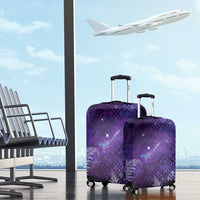 Aotearoa Taniko Matariki Luggage Cover Cosmic Violet