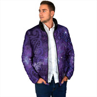 Aotearoa Taniko Matariki Padded Jacket Cosmic Violet