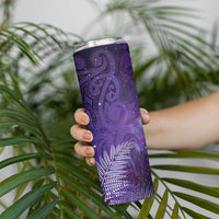 Aotearoa Taniko Matariki Skinny Tumbler Cosmic Violet
