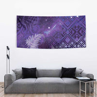 Aotearoa Taniko Matariki Tapestry Cosmic Violet