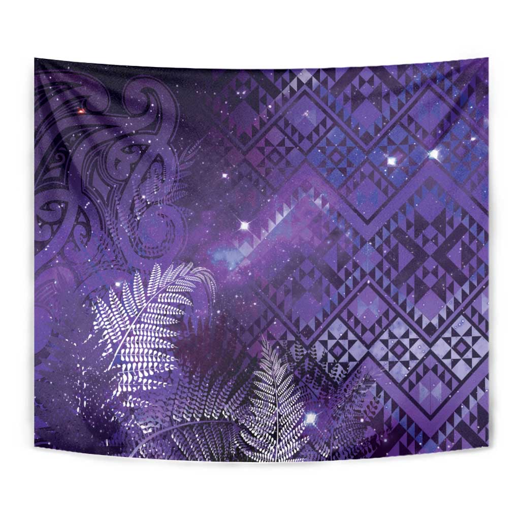 Aotearoa Taniko Matariki Tapestry Cosmic Violet