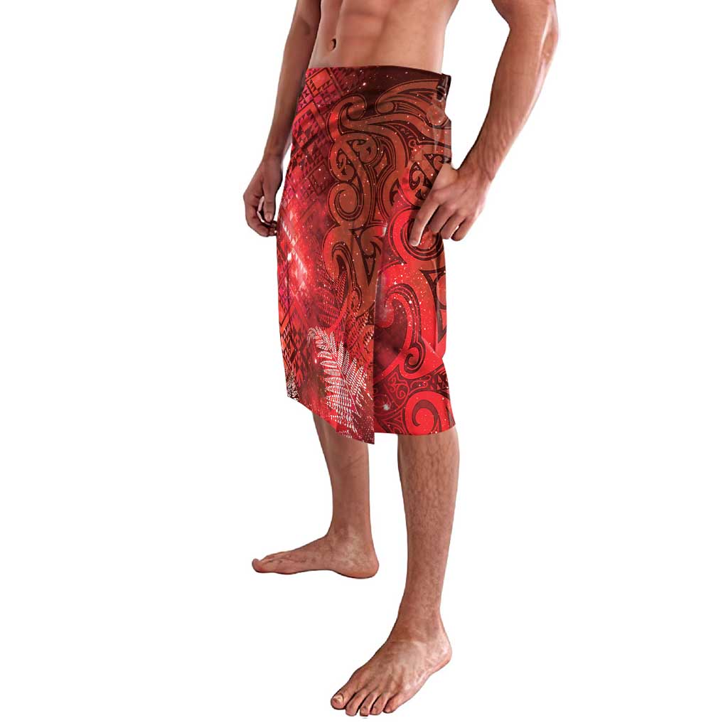 Aotearoa Taniko Matariki Lavalava Cosmic Red