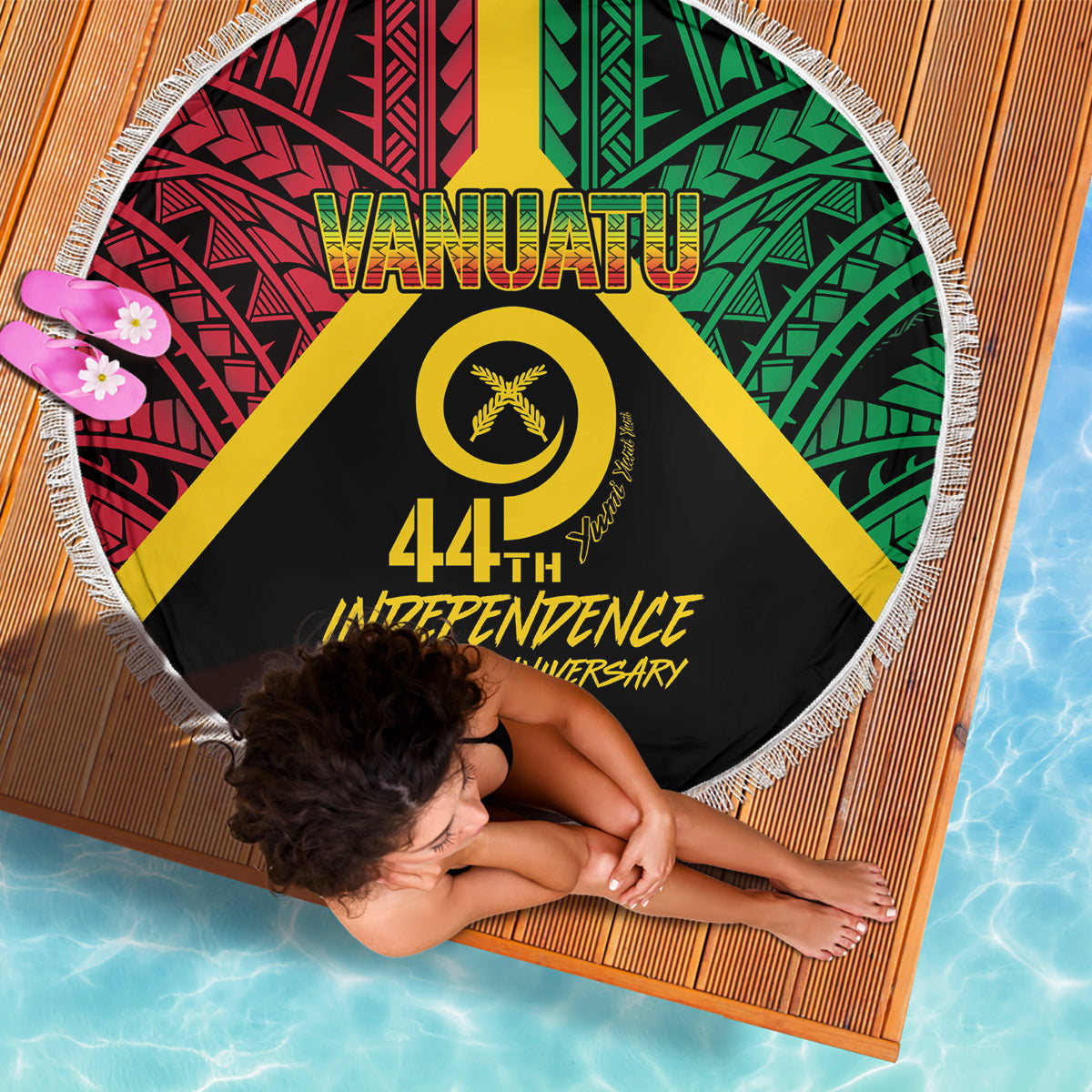 Vanuatu 44th Independence Anniversary Beach Blanket