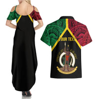 Vanuatu 44th Independence Anniversary Couples Matching Summer Maxi Dress and Hawaiian Shirt