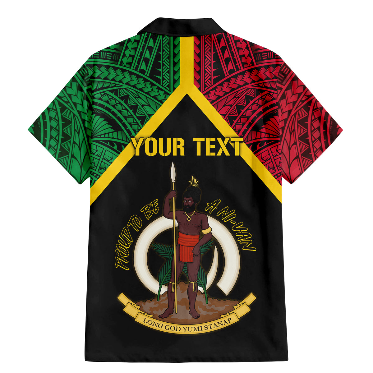 Vanuatu 44th Independence Anniversary Family Matching Mermaid Dress and Hawaiian Shirt