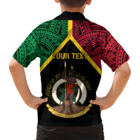 Vanuatu 44th Independence Anniversary Family Matching Tank Maxi Dress and Hawaiian Shirt