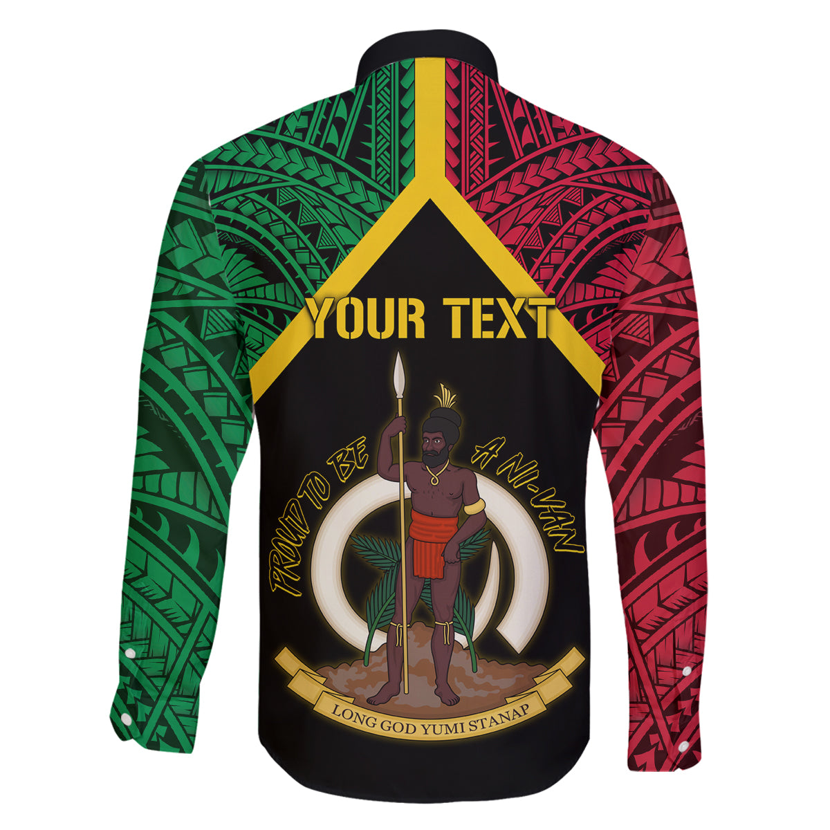 Vanuatu 44th Independence Anniversary Family Matching Tank Maxi Dress and Hawaiian Shirt