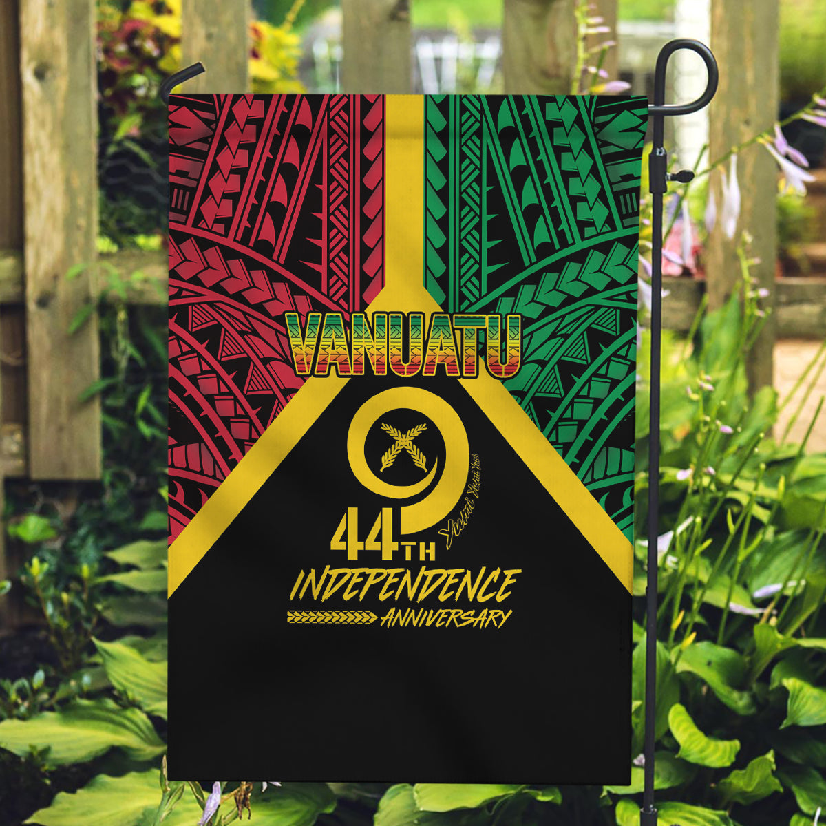 Vanuatu 44th Independence Anniversary Garden Flag