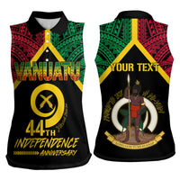 Vanuatu 44th Independence Anniversary Women Sleeveless Polo Shirt
