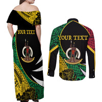 Vanuatu Independence Day Yumi 44 Couples Matching Off Shoulder Maxi Dress and Long Sleeve Button Shirt