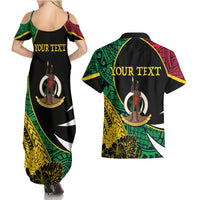 Vanuatu Independence Day Yumi 44 Couples Matching Summer Maxi Dress and Hawaiian Shirt